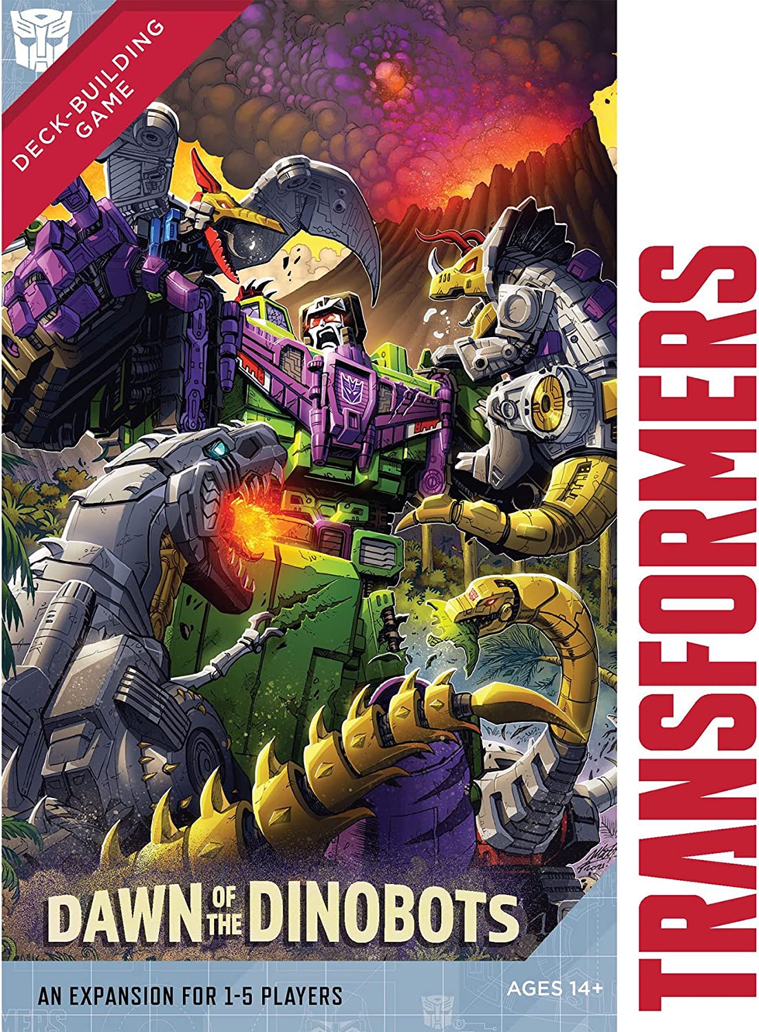 Transformers Deck-Building Game: Dawn of The Dinobots Expansion - Ages 14+, 1-5 Players, 45-90 Mins