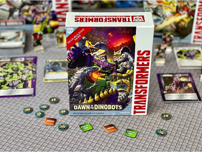 Transformers Deck-Building Game: Dawn of The Dinobots Expansion - Ages 14+, 1-5 Players, 45-90 Mins