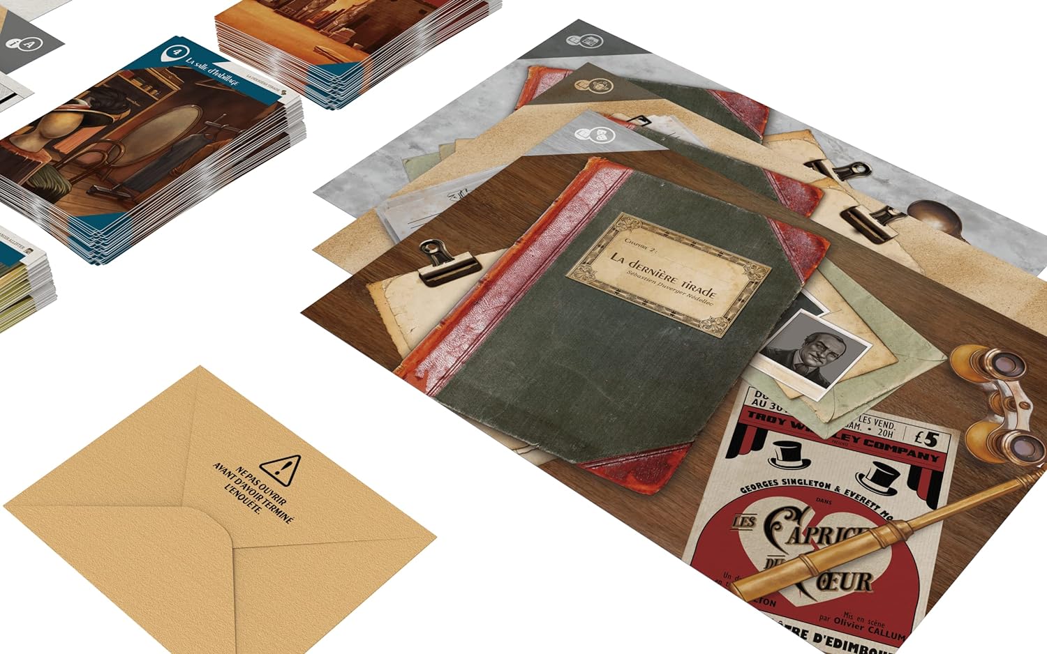 Suspects | Murder Mystery Game | 3 Cases to Solve | 1 to 6 Players | 60 Minutes