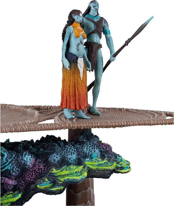McFarlane Toys, Disney Avatar, World of Pandora Metkayina Reef with Tonowari and Ronal Avatar Movie Action Figure Set, Disney Toys Collectible Figure – Ages 8+