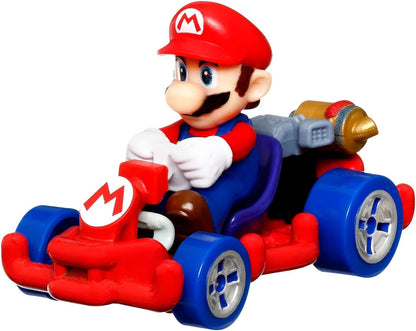 Hot Wheels DieCast Kart Mario Pipe Frame Model by Super Mario Kart - Scale 1:64 Length 5cm