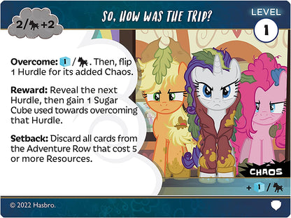 My Little Pony: Adventures in Equestria Juego de construcción de cubiertas True Talents Expansion Nuevos personajescartasdesafíos y más, Renegade Game Studios, a partir de 14 años, 14 jugadores