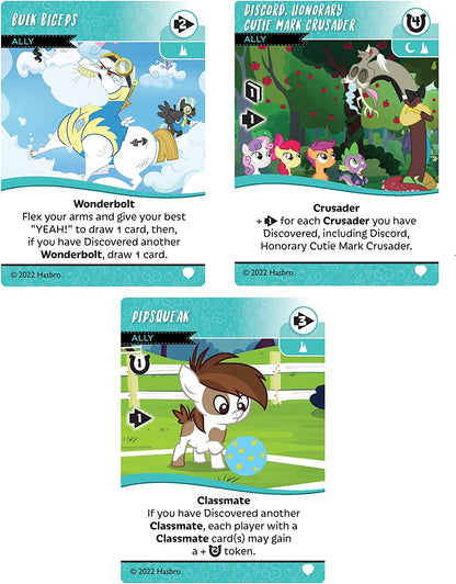 My Little Pony: Adventures in Equestria Juego de construcción de cubiertas True Talents Expansion Nuevos personajescartasdesafíos y más, Renegade Game Studios, a partir de 14 años, 14 jugadores