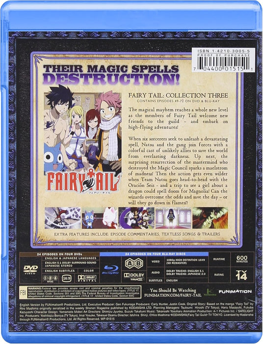Fairy Tail Collection 3 Blu-ray/DVD