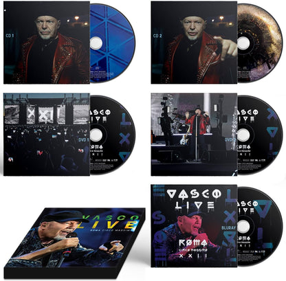 Vasco Live Roma Circo Massimo - 2CD+2DVD+Bluray