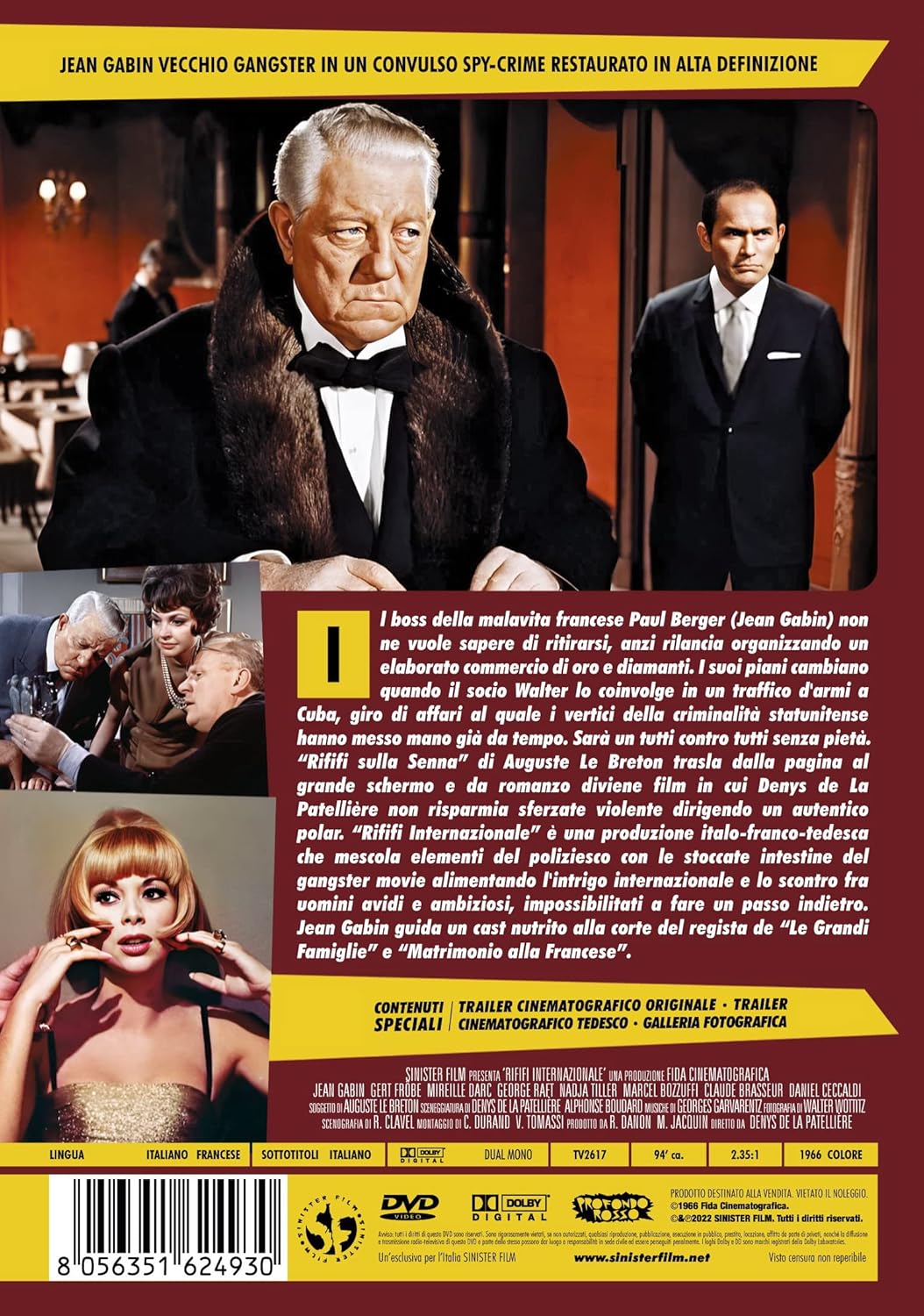 Rififi Internazionale (Restaurato In Hd) - (Italian Import)