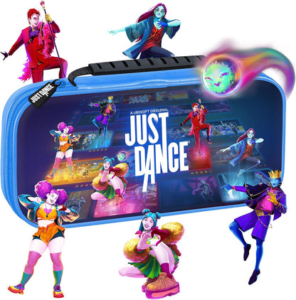 Subsonic Official Just Dance 2023 - Rigid and shockproof storage case for Nintendo Switch - EVA zipped case - Protective cover for console, games and accessories