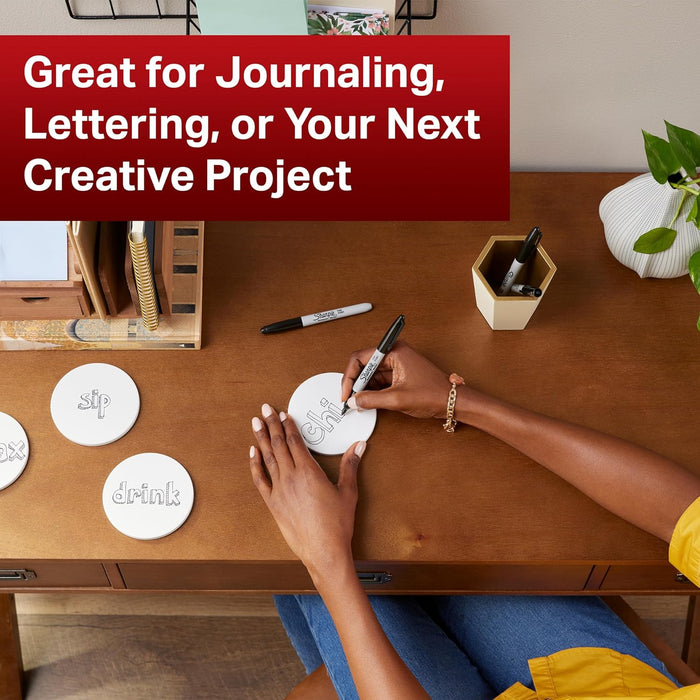 Sharpie Permanent Markers | Fine Point | Assorted Fun Colours | 18 Count