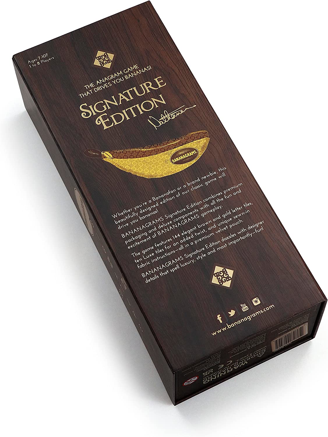 BANANAGRAMS Signature Edition – exklusiv bei Amazon, Wortspiel, ab 7 Jahren, 1–8 Spieler, 30 Minuten Spieldauer