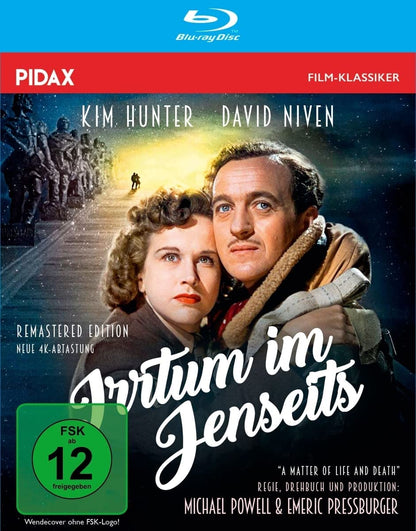 Irrtum im Jenseits - Remastered Edition / Neue 4K-Restauration (A Matter of Life and Death) / Kultfilm mit Starbesetzung (Pidax Film-Klassiker)