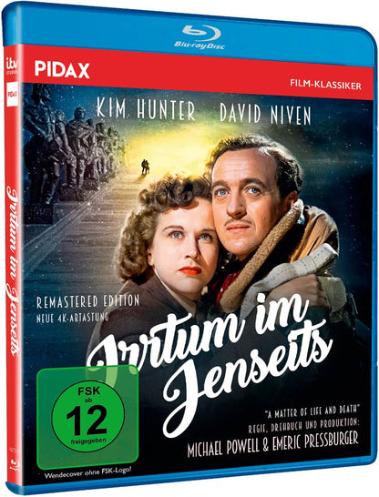 Irrtum im Jenseits - Remastered Edition / Neue 4K-Restauration (A Matter of Life and Death) / Kultfilm mit Starbesetzung (Pidax Film-Klassiker)