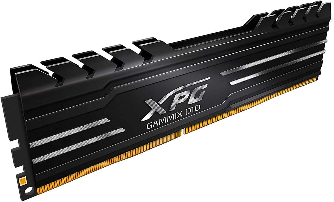 ADATA XPG GAMMIX D10 - DDR4 - Kit - 32 GB: 2 x 16 GB - DIMM 288-PIN - 3200 MHz / PC4-25600 - ungepuffert 32 GB (2 x 16 GB) Black