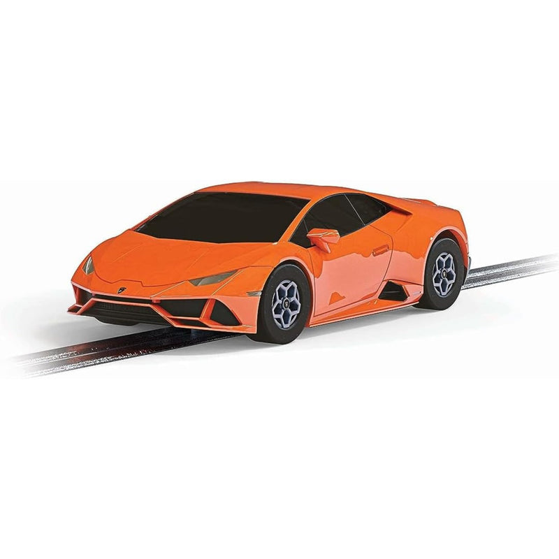 Micro Scalextric Lamborghini Huracan Evo Car - Orange