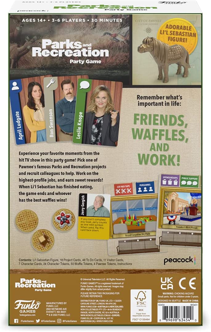 Funko Parks & Rec. Partegy Game