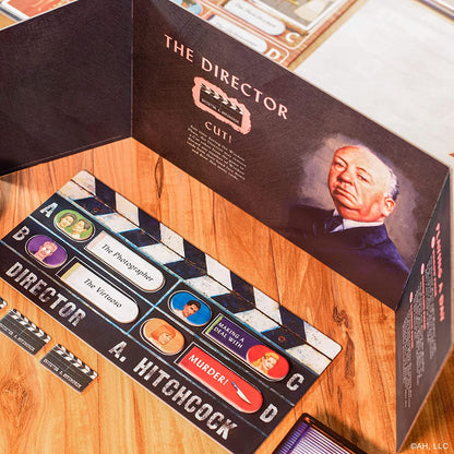 Funko Games: Alfred Hitchcock's Rear Window | Cooperative Murder Mystery Strategy Board Game | Including Real-life Hollywood Legends | For 3-5 Players Ages 13+