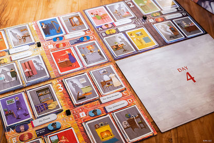 Funko Games: Alfred Hitchcock's Rear Window | Cooperative Murder Mystery Strategy Board Game | Including Real-life Hollywood Legends | For 3-5 Players Ages 13+