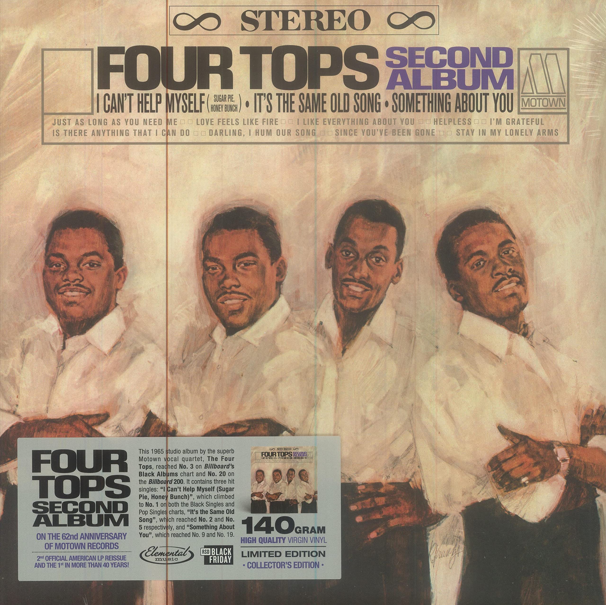 Four Tops ‎– Second Album RSD 2022 Motown / Elemental Music - 620899_