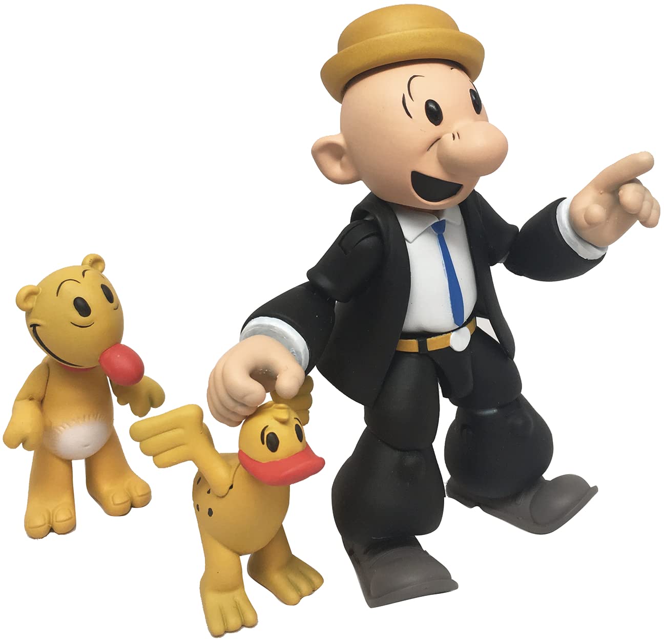 Boss Fight Studio Castor OYL Popeye Classics Wave 1 Collectible Action Figure – Highly Articulated Figurine and Accessories Including Eugene The Jeep, Bernice The Whiffle Hen, & Removable Hats – 1:12