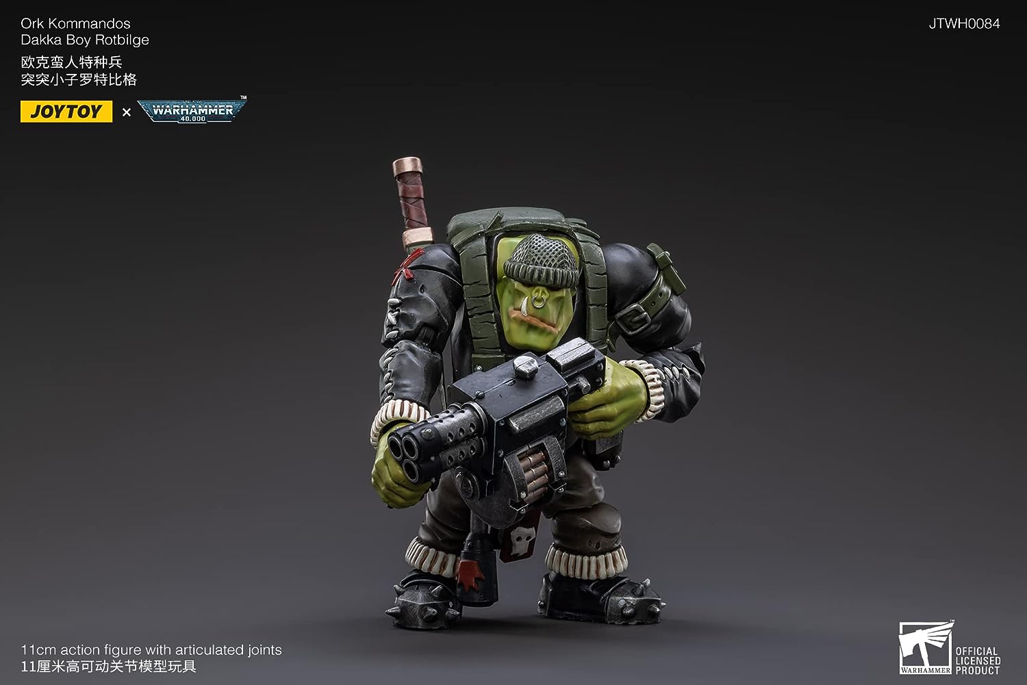MERCHANDISING LICENCE Bloomage Joytoy Tech - Joytoy Warhammer 40,000 - Ork Kommandos Dakka Boy Rotbilge 1/18 Action Figure (Net