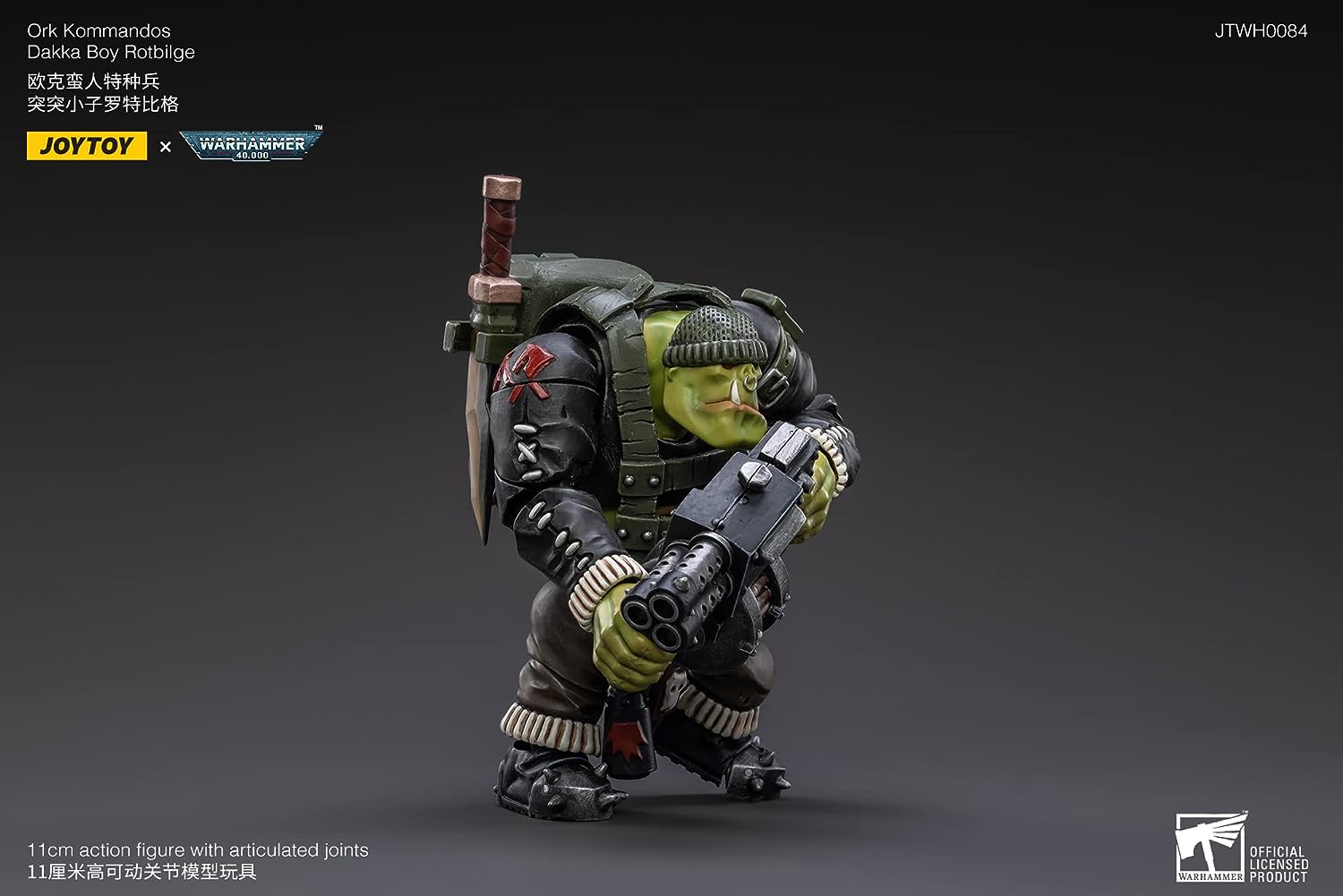MERCHANDISING LICENCE Bloomage Joytoy Tech - Joytoy Warhammer 40,000 - Ork Kommandos Dakka Boy Rotbilge 1/18 Action Figure (Net