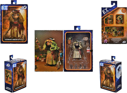 NECA E.T. The Extra Terrestrial: 40th Anniversary Dress-Up E.T. Ultimate 7" Action Figure