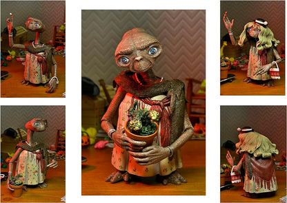 NECA E.T. The Extra Terrestrial: 40th Anniversary Dress-Up E.T. Ultimate 7" Action Figure