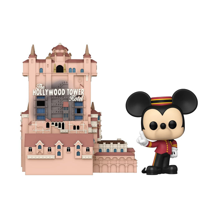 Funko Pop! Town: WDW 50th-ToT With Mickey - Tower Of Terror - Disney World 50th Anniversary - Collectable Vinyl Figure - Gift Idea - Official Merchandise - Toys for Kids & Adults - Movies Fans