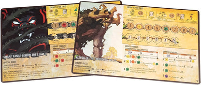 Greater Than Games Spirit Island Branch &Claw: Premium Foil Spirit Panels - 2 Panels to Replace Existing Game Cards, Greater Than Games