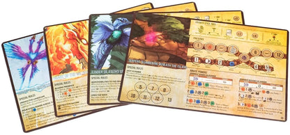 Greater Than Games | Spirit Island: Feather & Flame - Foil Panels | Cooperative Strategy Board Game Accessory | Premium Component Upgrade