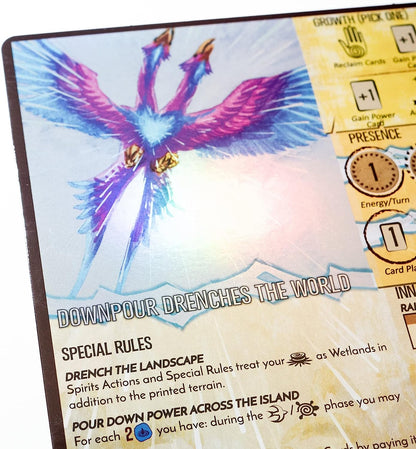Greater Than Games | Spirit Island: Feather & Flame - Foil Panels | Cooperative Strategy Board Game Accessory | Premium Component Upgrade