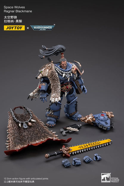 MERCHANDISING LICENCE Bloomage Joytoy Tech Joytoy Warhammer 40,000 Space Wolves Ragnar Blackmane 1/18 Action Figure (Net)