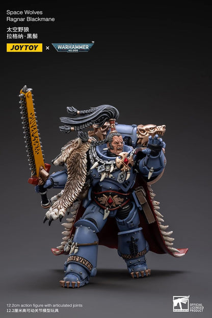 MERCHANDISING LICENCE Bloomage Joytoy Tech Joytoy Warhammer 40,000 Space Wolves Ragnar Blackmane 1/18 Action Figure (Net)