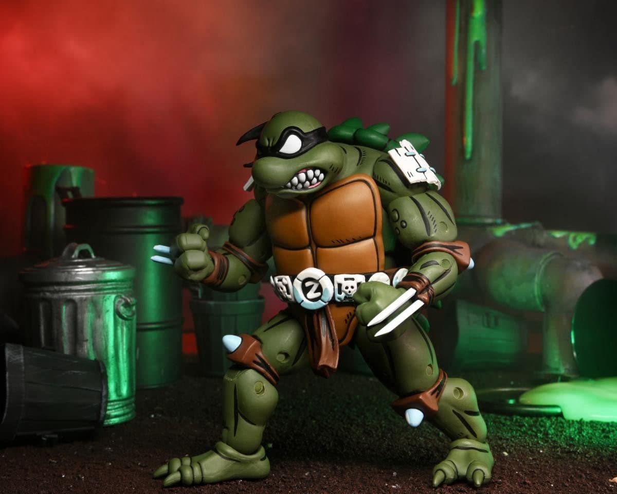 NECA TMNT Archie Comics Slash AF Statuen, Mehrfarbig (83833