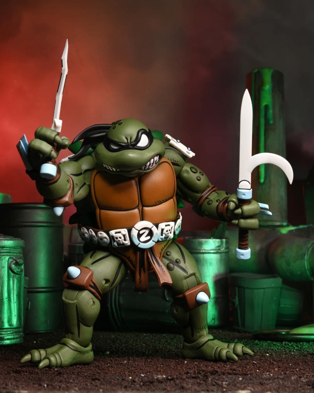 NECA TMNT Archie Comics Slash AF Statuen, Mehrfarbig (83833
