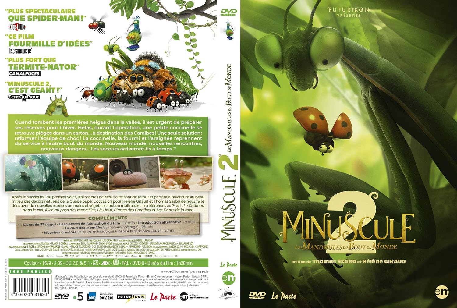 Minuscule 2 Les Mandibules Bout Du Monde