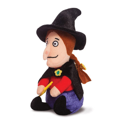 Aurora World Room On The Broom Aurora, 60357, Für Hund und Katz ist auch noch Platz-Hexe, 15cm, Plüschtier, Mehrfarbig