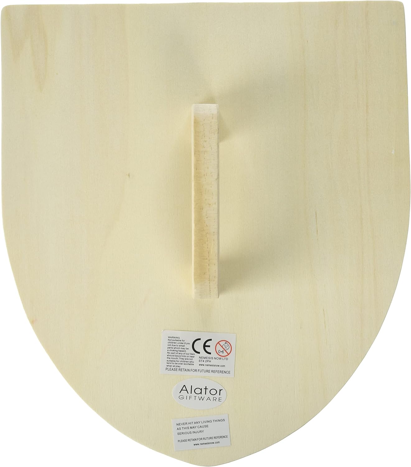 Nemesis Now Rampant Lion Shield 35cm Toy, Wood, Yellow, One Size