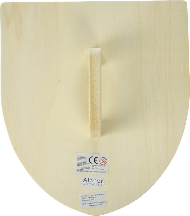 Nemesis Now Rampant Lion Shield 35cm Toy, Wood, Yellow, One Size