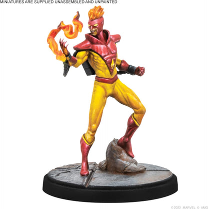 Marvel Crisis Protocol - The Blob & Pyro - Juego de Miniaturas en Inglés