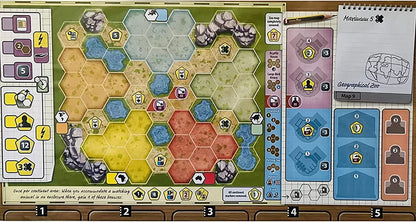 Capstone Games Ark Nova: Zoo Map Pack 1 - Paquete de accesorios de juego, amplía tu colección, todas las nuevas mecánicas y diseños para explorar