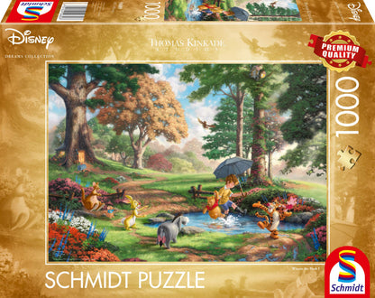 Schmidt | Thomas Kinkade: Disney Winnie the Pooh Puzzle - 1000pc | Puzzle | Ages 12+ | 1 Players , Large