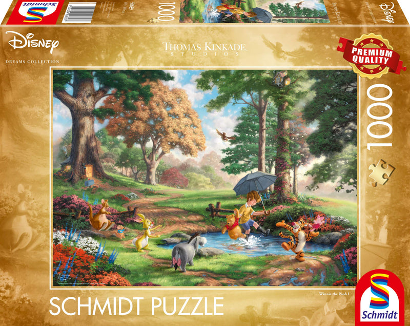 Schmidt | Thomas Kinkade: Disney Winnie the Pooh Puzzle - 1000pc | Puzzle | Ages 12+ | 1 Players , Large