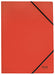 Leitz Recycle Card Folder With Elastic Band Closure A4 Red 39080025