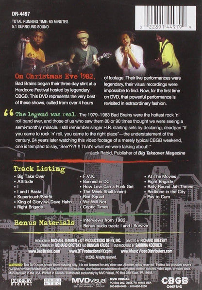 Bad Brains: Live At Cbgb 1982