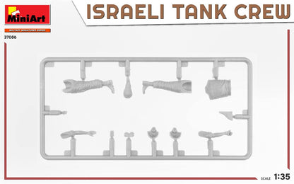 MiniArt MIN37086 1:35-Israeli Tank Crew, Yom Kippur War, Unpainted