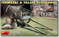 MiniArt MIN35657 1:35-Farm Cart with Village Accessories Scale Model kit