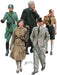 Miniart MIN38075 1:35-Germany Civilians 30-40s (Resin Head) Scale Model kit