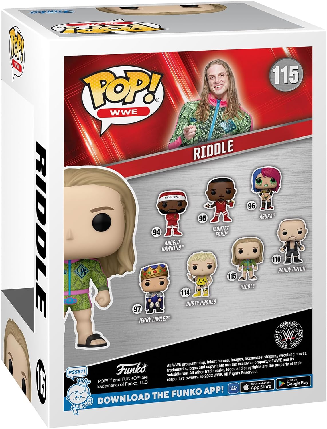 Funko POP! WWE: Matt Riddle - Collectable Vinyl Figure - Gift Idea - Official Merchandise - Toys for Kids & Adults - Sports Fans - Model Figure for Collectors and Display