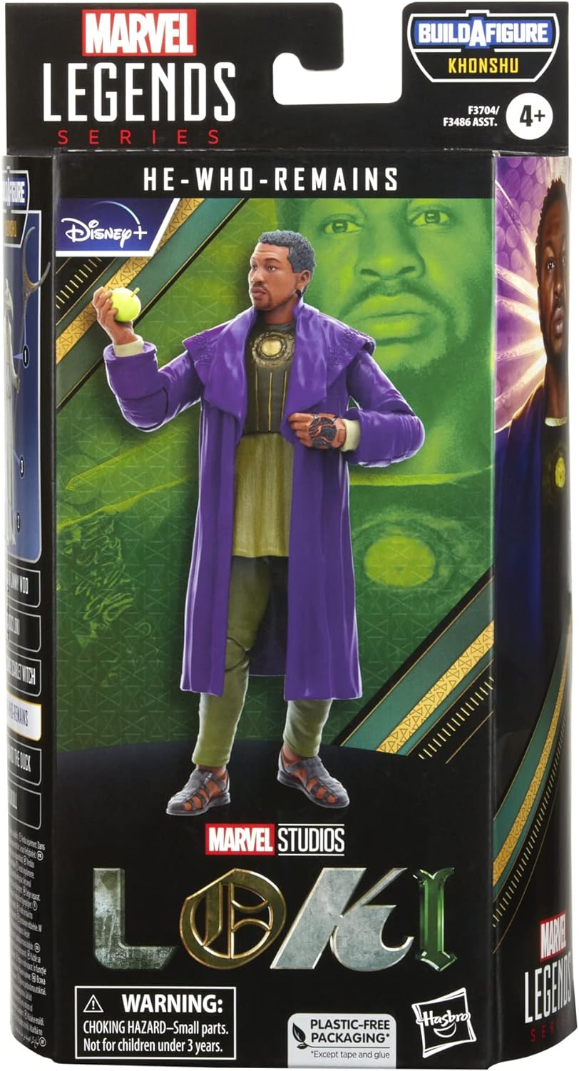 Marvel Legends Series MCU Disney Plus He-Who-Remains Loki Series Action Figure 6-inch Collectible Toy, 1 Accessory and 1 Build-A-Figure Part