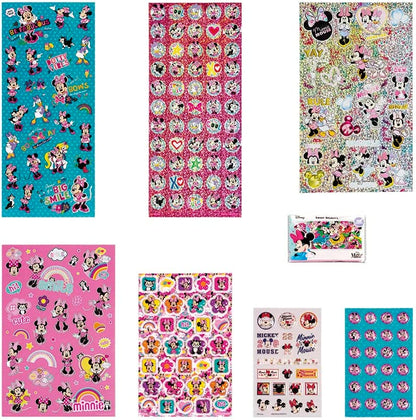 Totum 580206 Disney Sticker Set - Over 300, Beautiful Glitter & Laser Sticker Motifs by Minnie Mouse and Friends
